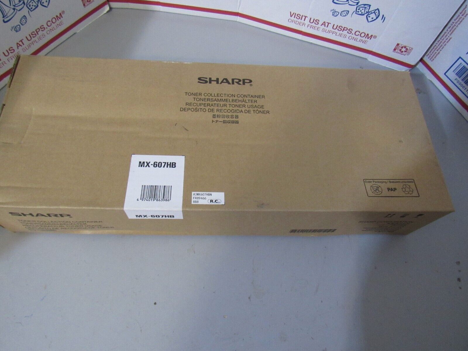 Genuine Sharp MX607HB Waste Toner Box