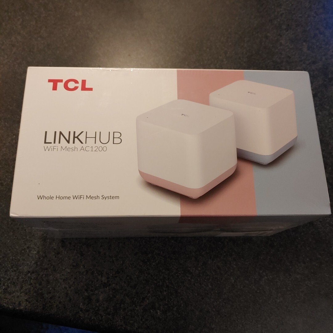 TCL LINKHUB MS1G Mesh Wi-Fi System WIFI Router AC1200-Whole House-2 Pack