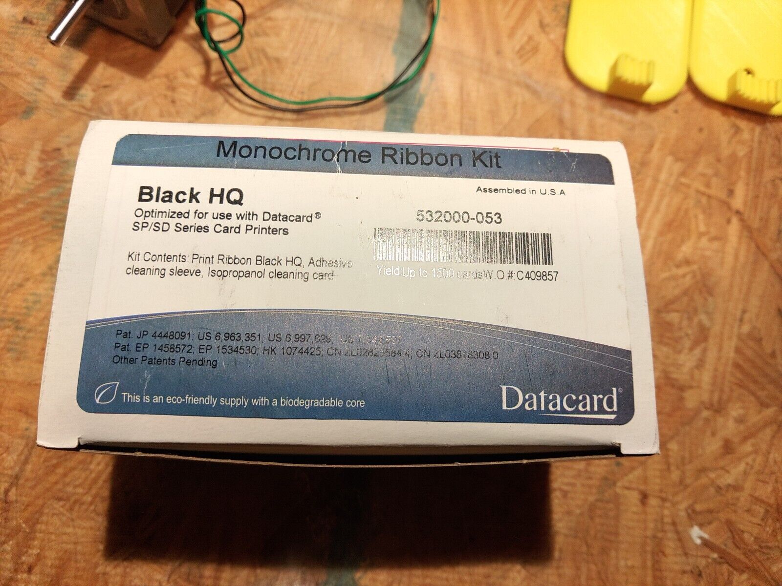 New Datacard 532000-053 Black Monochrome HQ Ribbon