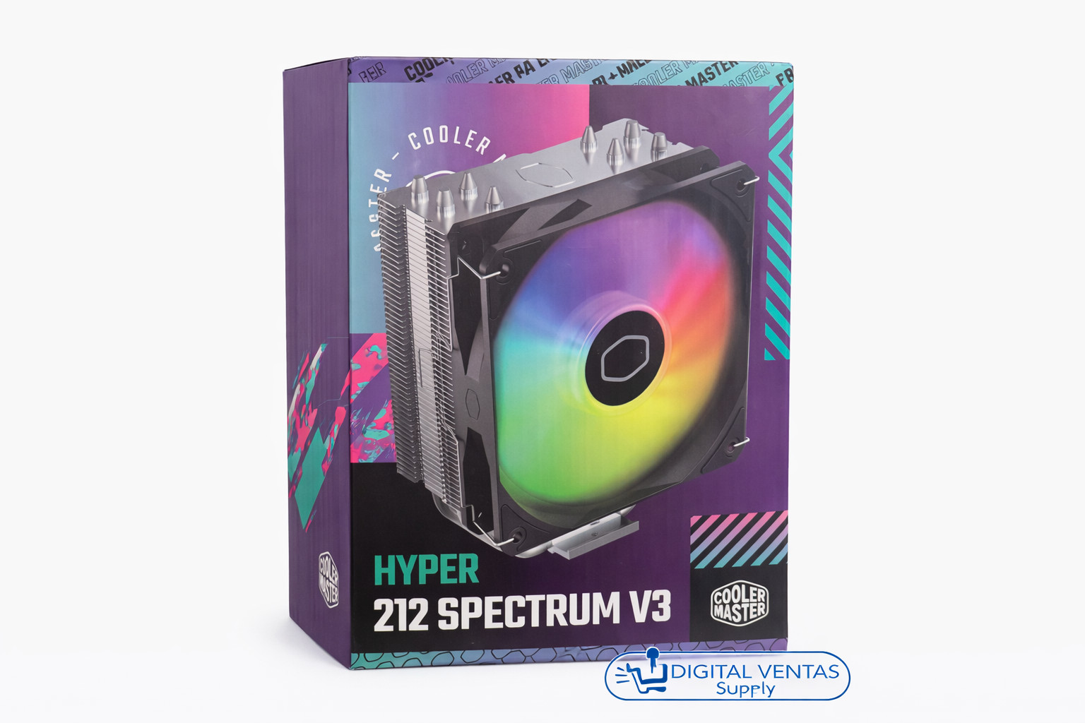 Cooler Master Hyper 212 Spectrum V3 ARGB CPU Air Cooler  (120mm Fan)