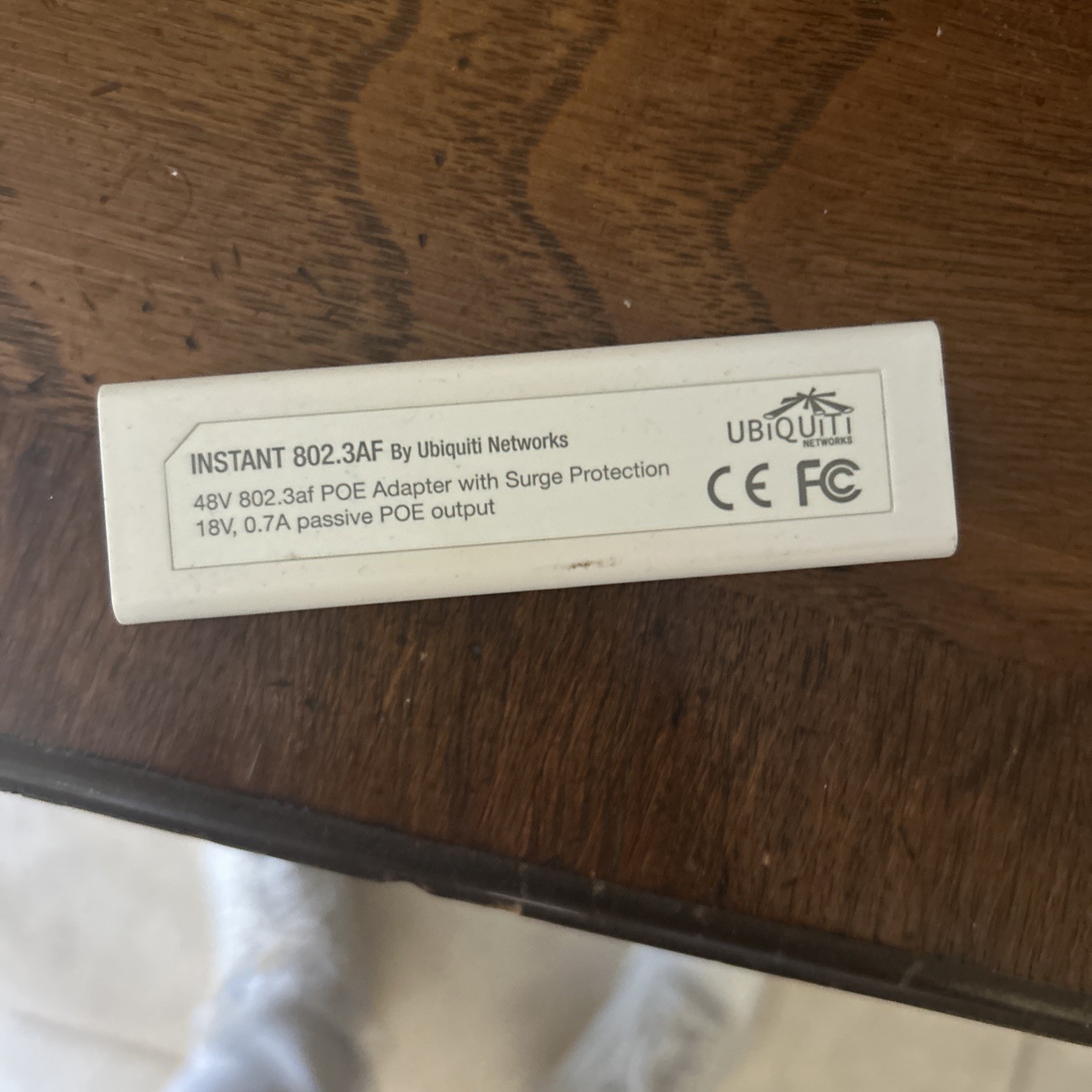 Ubiquiti Instant 802.3af POE adapter