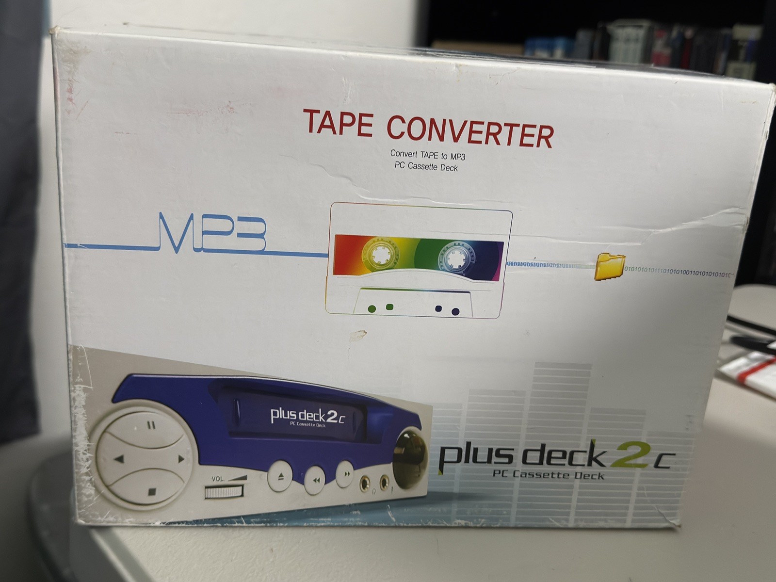 PlusDeck Plus Deck 2c PC Cassette Deck Tape Converter MP3