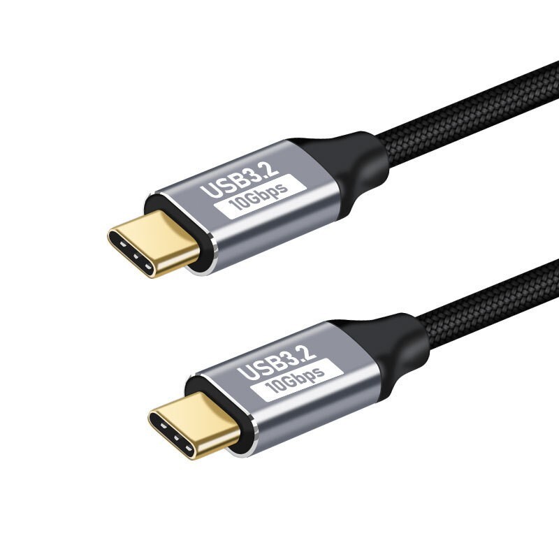 2PACK 3meter USB-C to USB-C 3.2 Gen2 Type-C Charger Data Cable PD 100W 5A 10Gbps