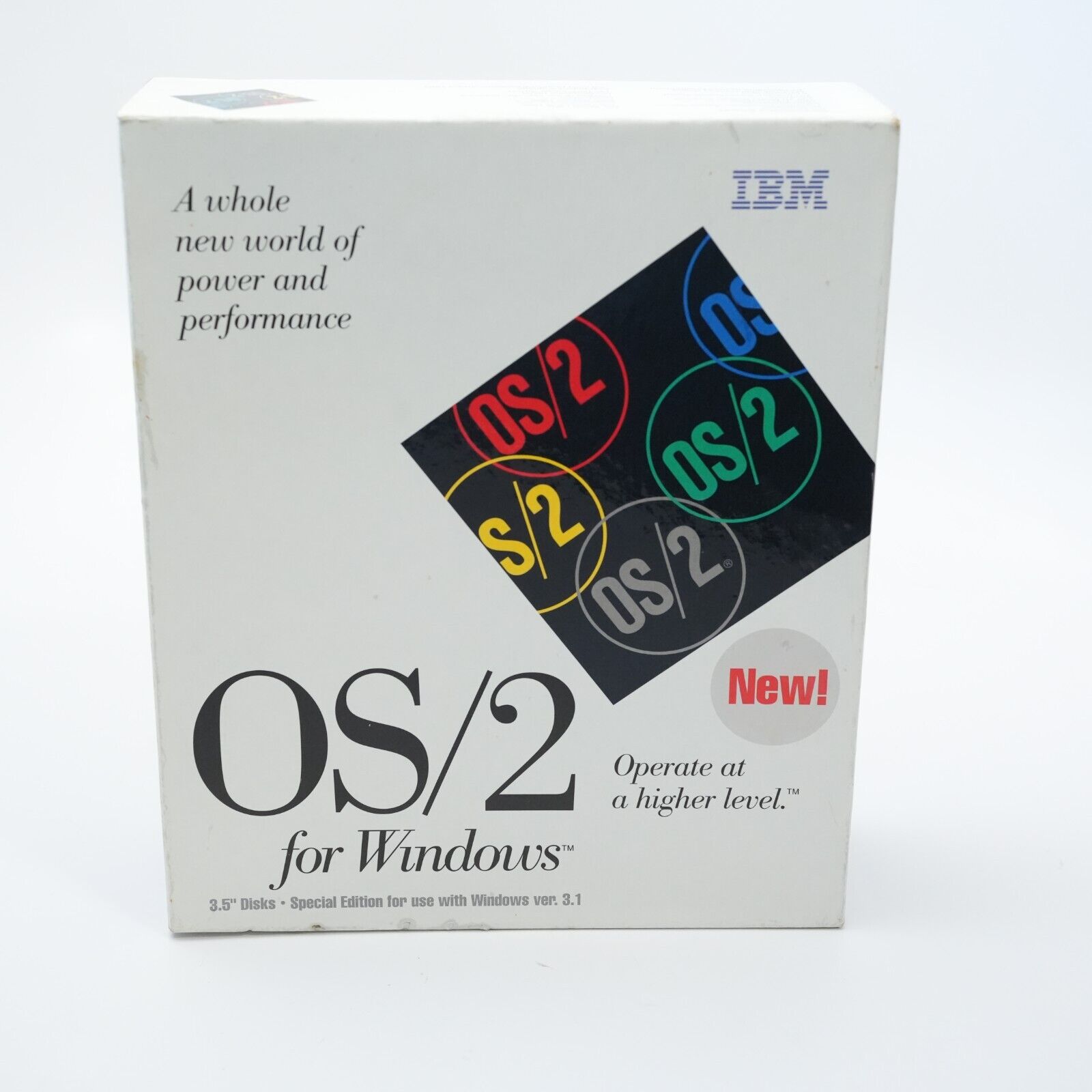 Vintage IBM OS/2 for Windows Version 3.1 on 3.5