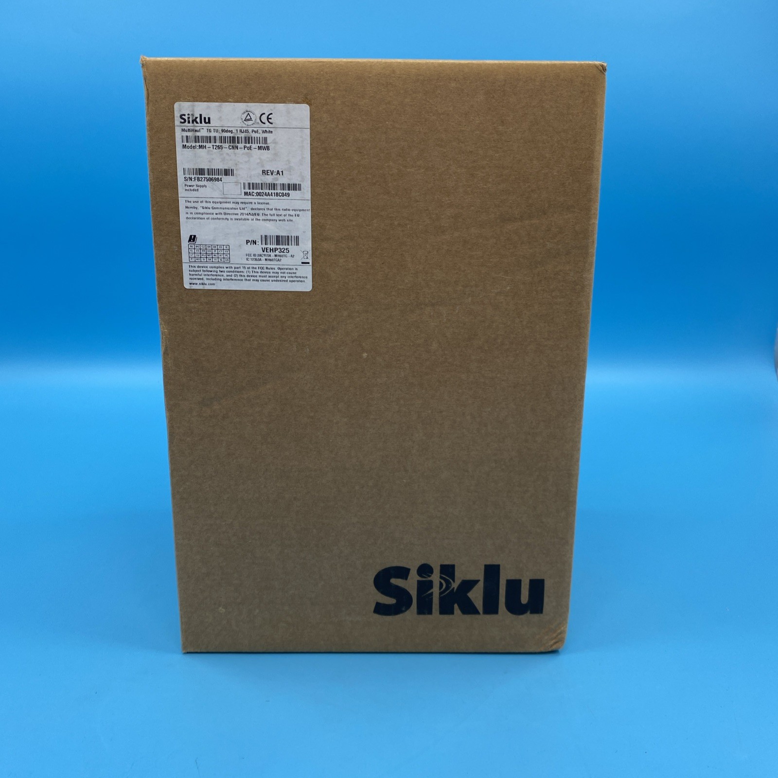 Siklu Multihaul TG Node 90° (MH-T265-CNN-POE-MWB)^