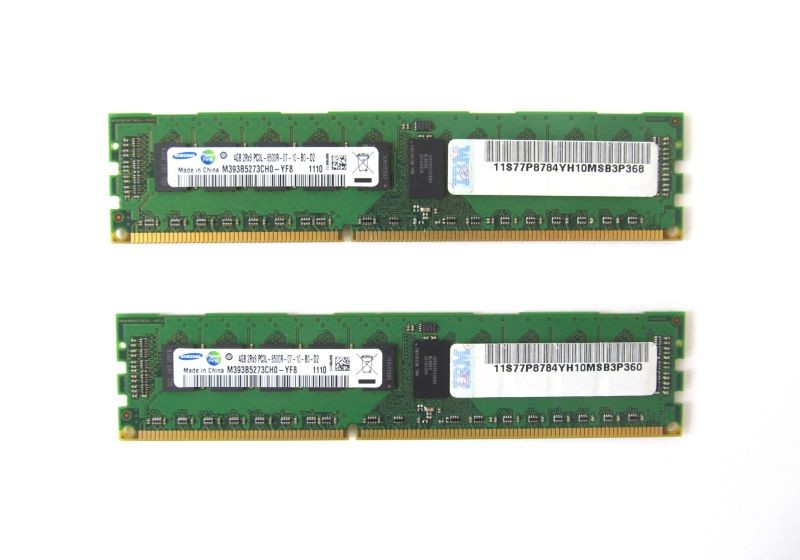 IBM 4526 8GB Memory Kit 2x4GB DIMMs 1066 MHz