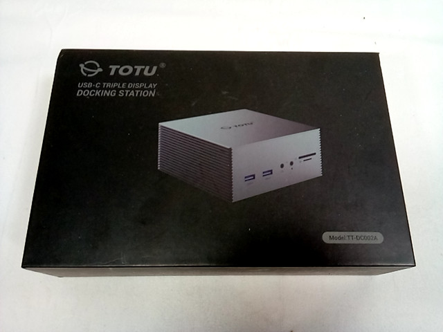 Totu USB-C triple display dock - Model: NOESS301DJJ100-US
