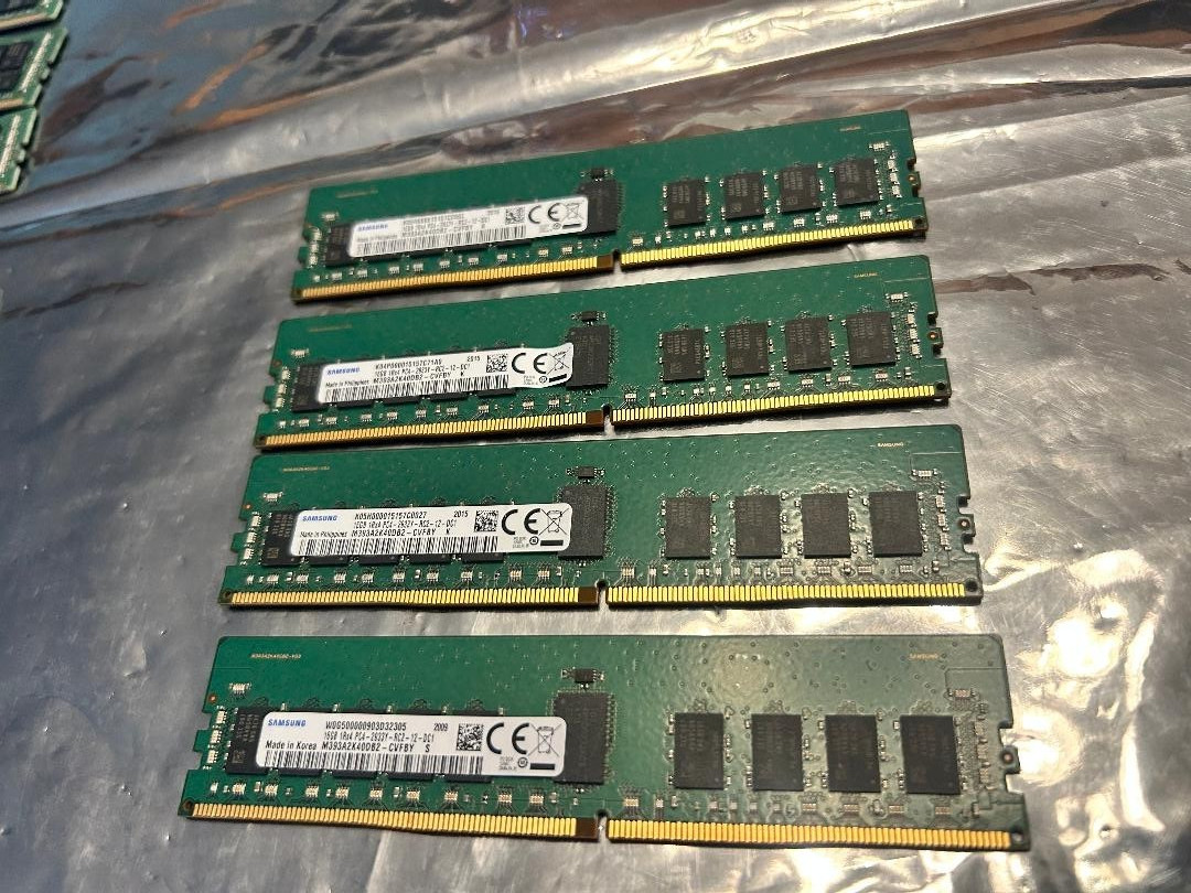 Qty.4 Samsung 16GB M393A2K40DB2-CVFBY 1RX4 2933Y Ram Memory ORACLE 7353916
