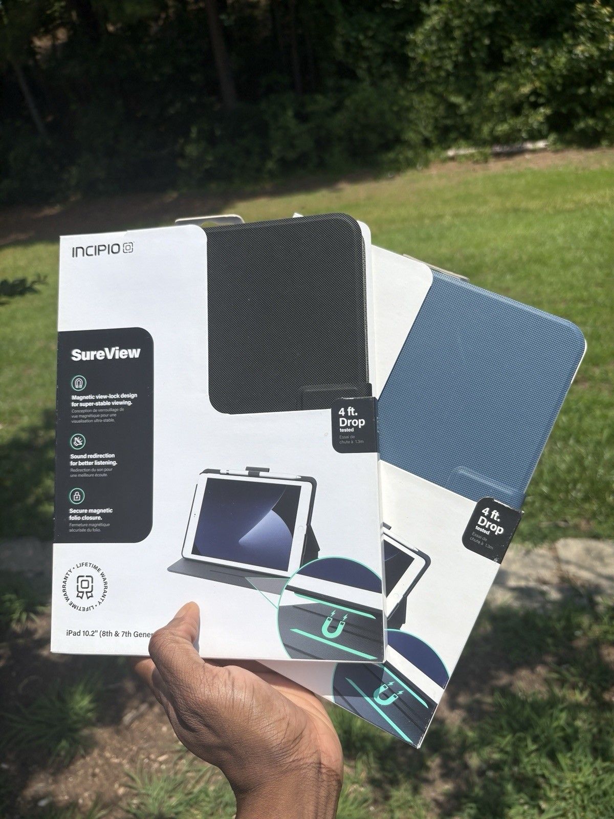 Incipio SureView Folio Case iPad 10.2 9th/8th/7th Gen Magnetic Stand Shockproof