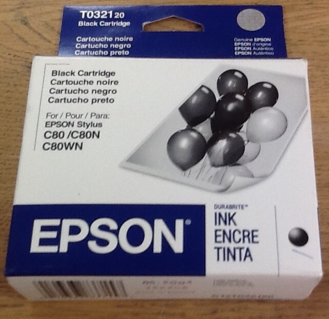 EPSON Black Ink Cartridge T3021 for Stylus C80 C82 CX5200 New & Genuine