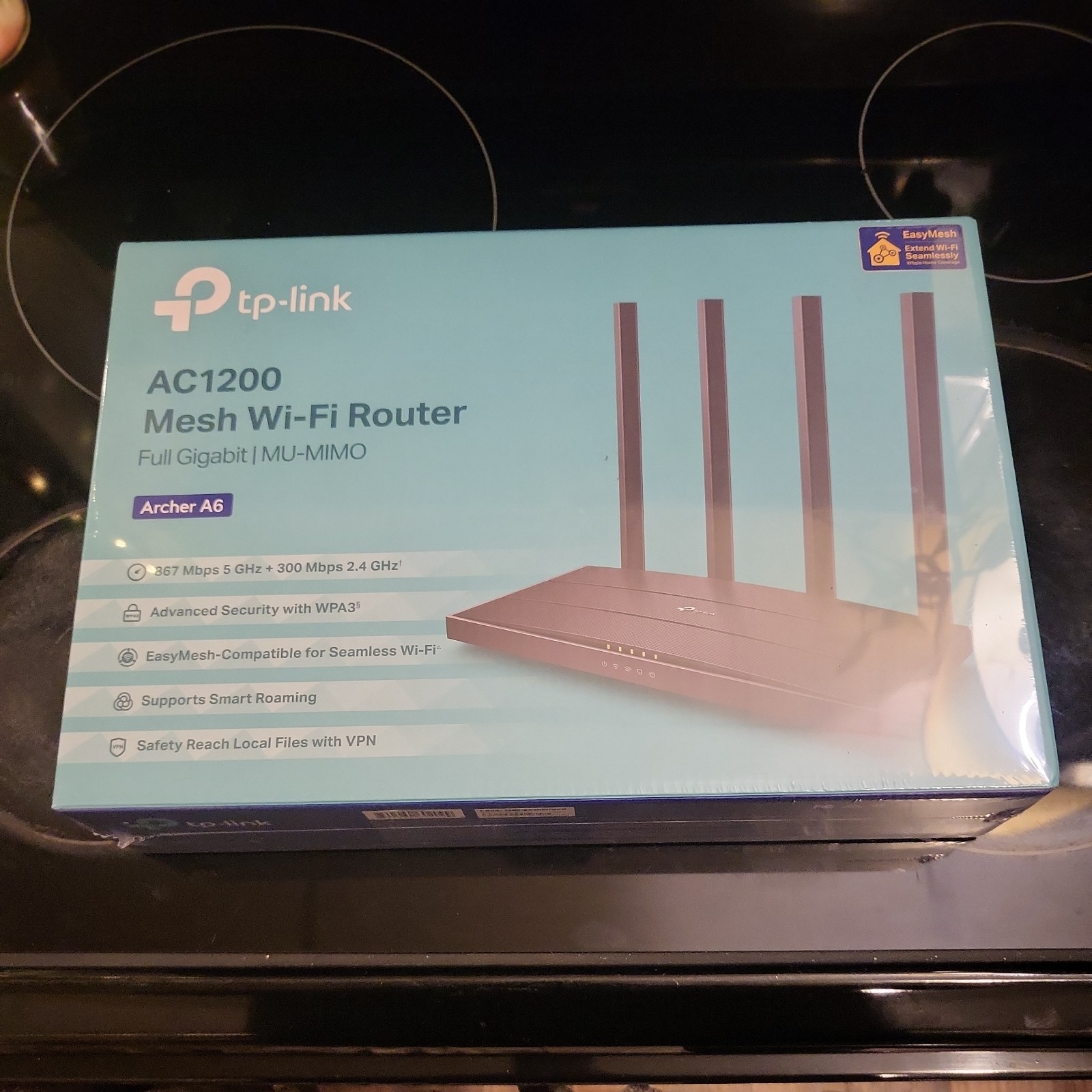 TP-Link AC1200 Full Gigabit WiFi Router (Archer A6) - Dual Band MU-MIMO