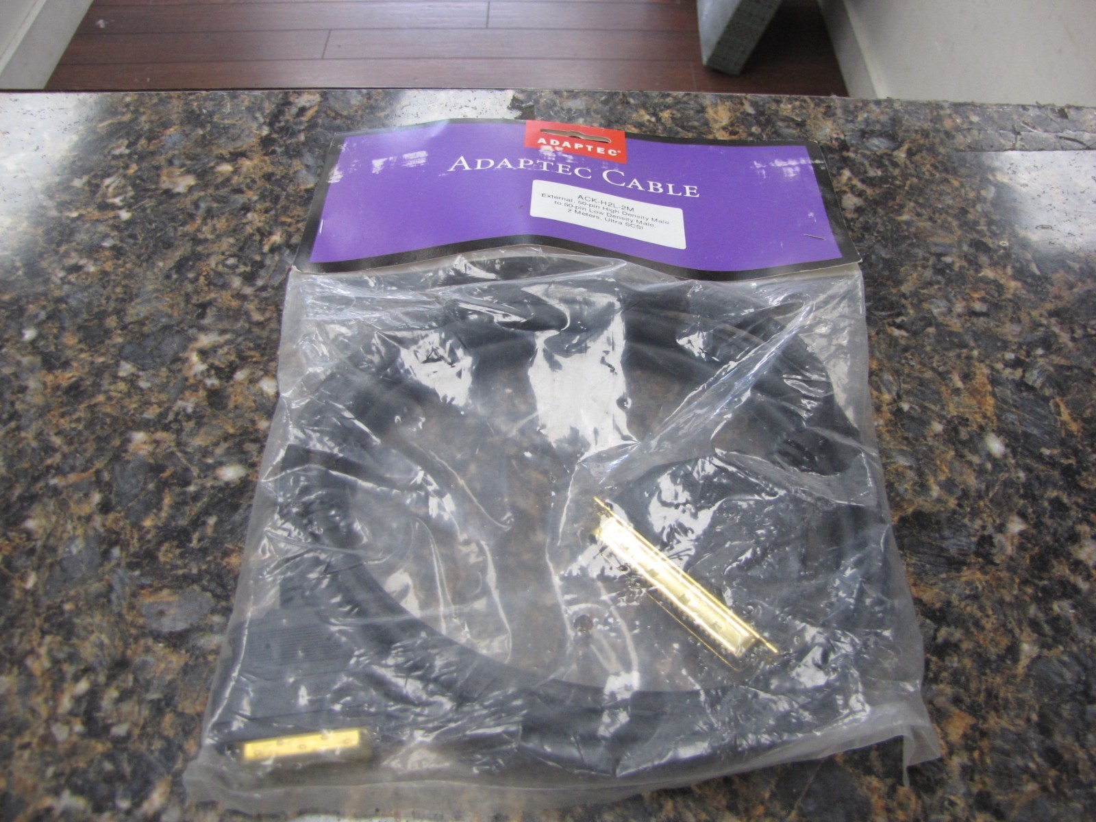 Vintage Adaptec ACK-H2L-2M External SCSI Cable - New Sealed - NY50