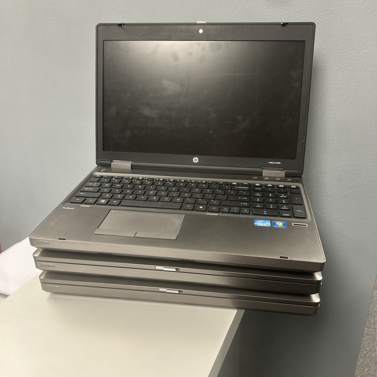 Lot of 3 HP ProBook 6560 i5 Laptops No HDD, No OS, NO RAM For Parts or Repair
