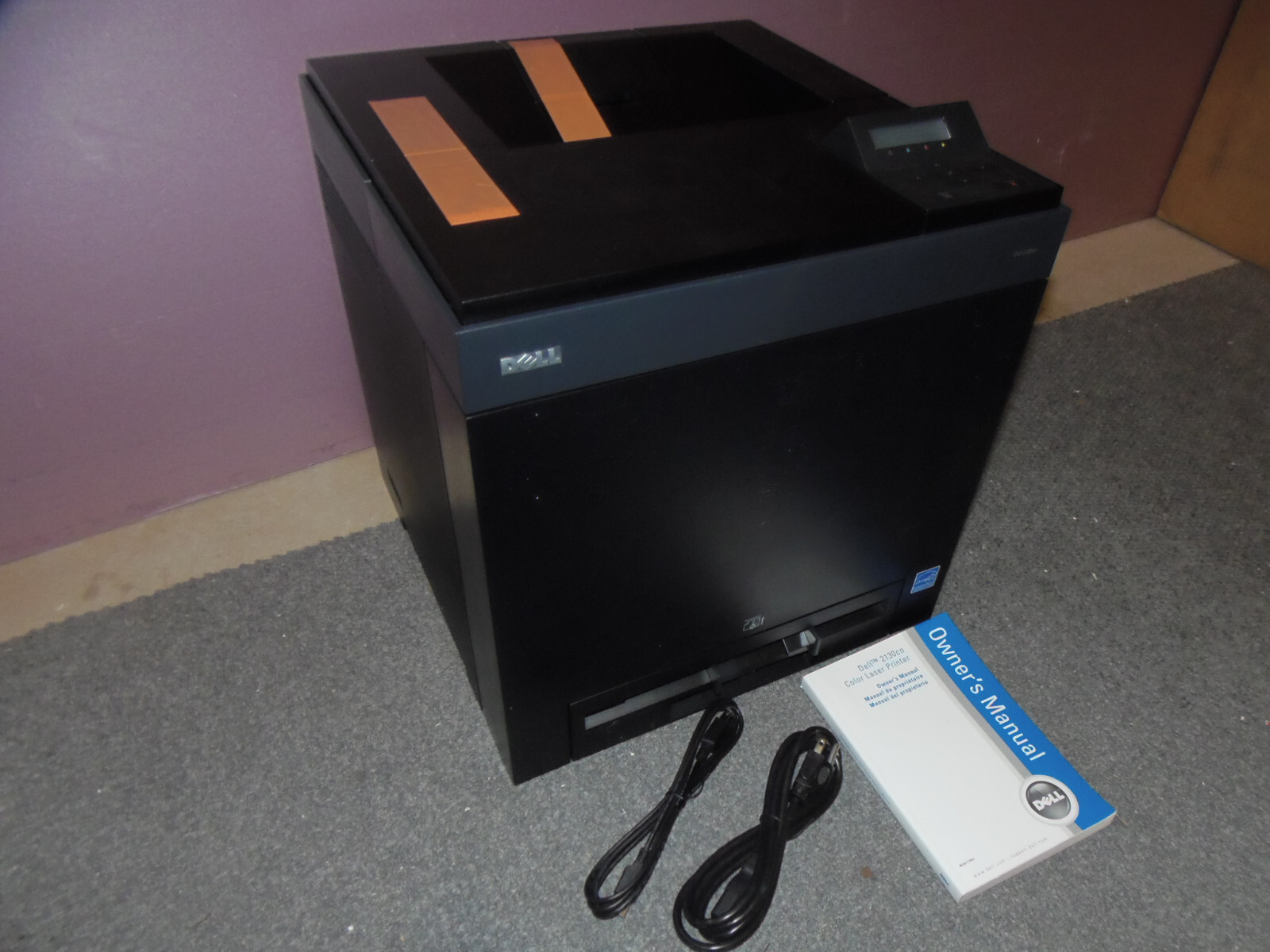 New Dell 2130CN Workgroup Color Laser Printer Please Read