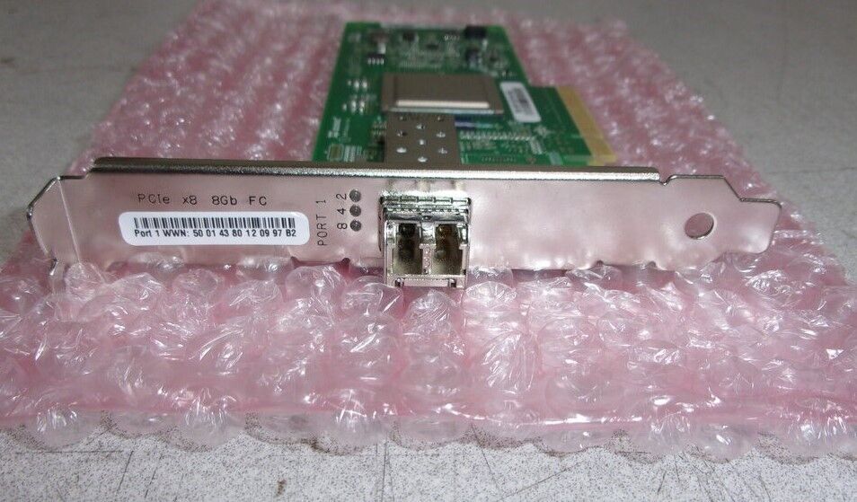 HP AK344-63002 QLogic QLE2560-HP 8GB 1-Port PCI-e Fibre Channel HBA SEE NOTES 