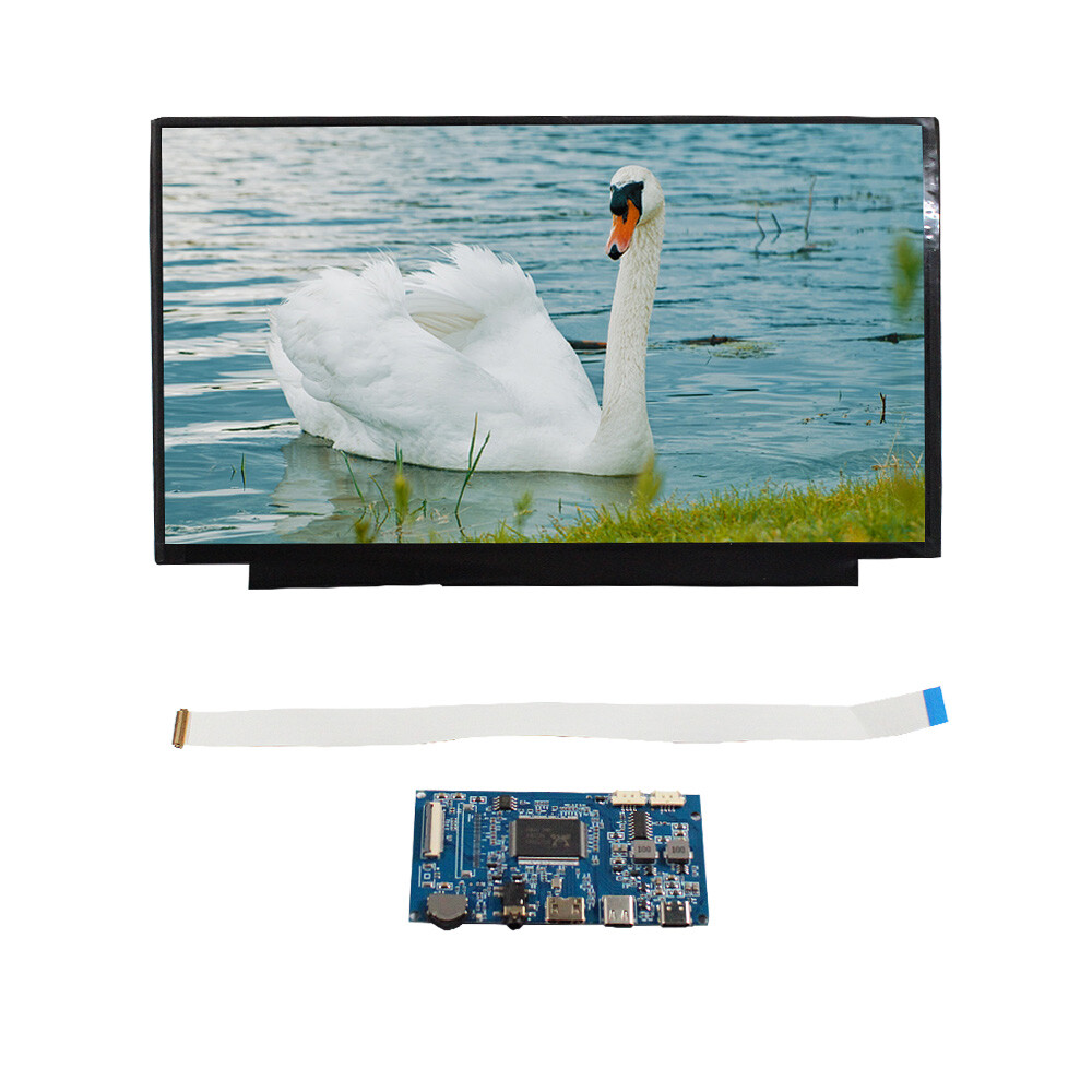 HD USB C LCD Controller Board+11.6inch eDP 30Pin 1920x1080 IPS LCD Panel