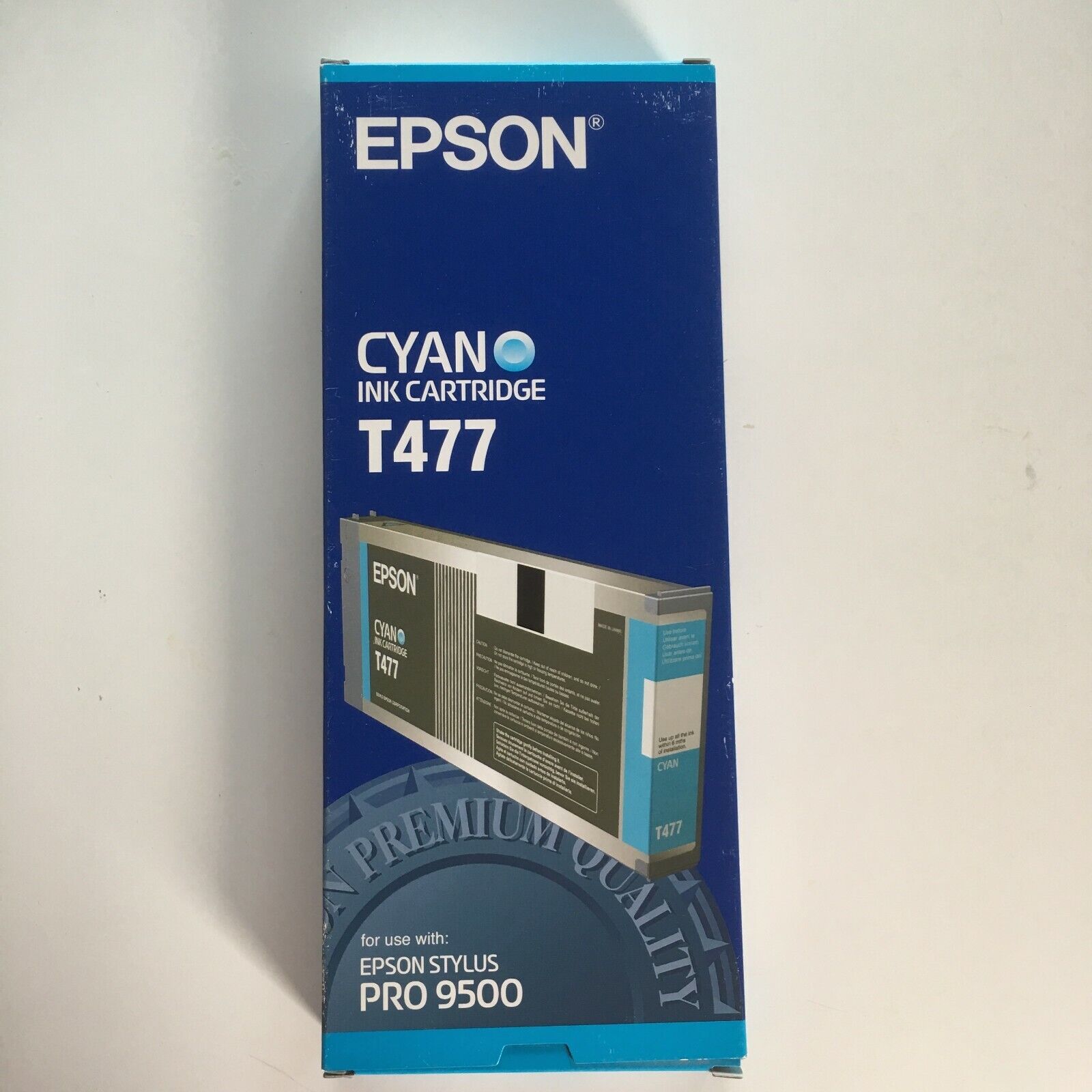 Epson Stylus Pro 9500 T4770 Cyan 220ml  Cartridge - NOS 06/2013