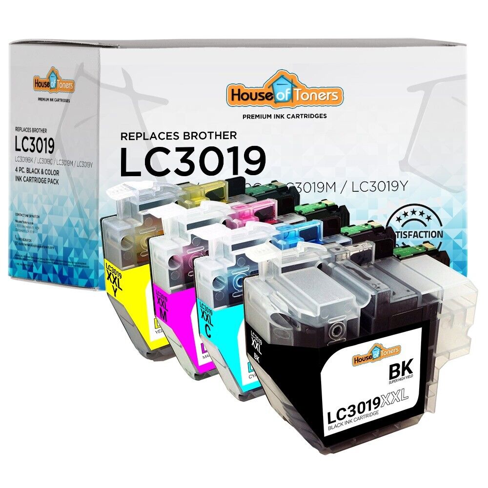 4pk LC3019 LC-3019 Ink Cartridges for Brother MFC-J6530DW MFC-J6930DW Printers