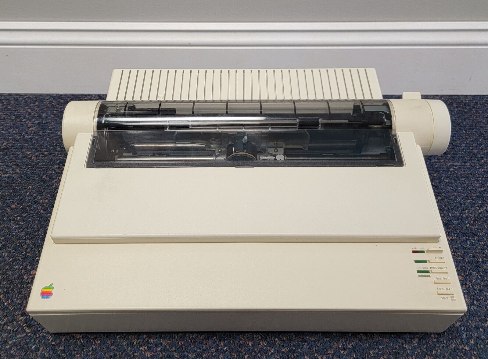 Apple ImageWriter II Printer A9M0320 Vintage Dot Matrix Printer Printing - A+
