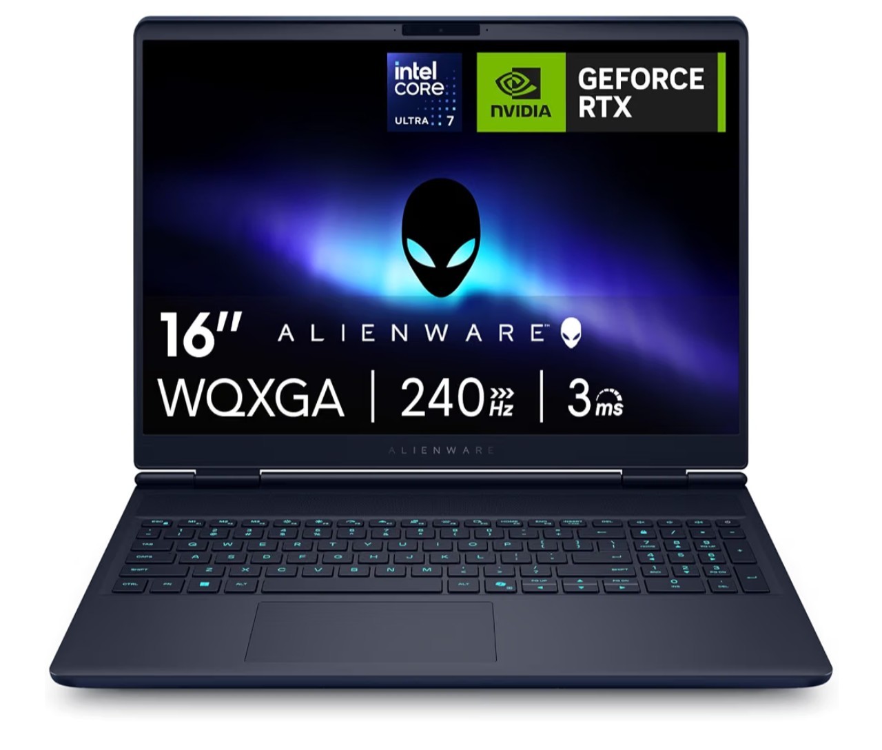 Alienware 16X Gaming Laptop, RTX 5060, Intel Ultra 7 Plus, OLED Display