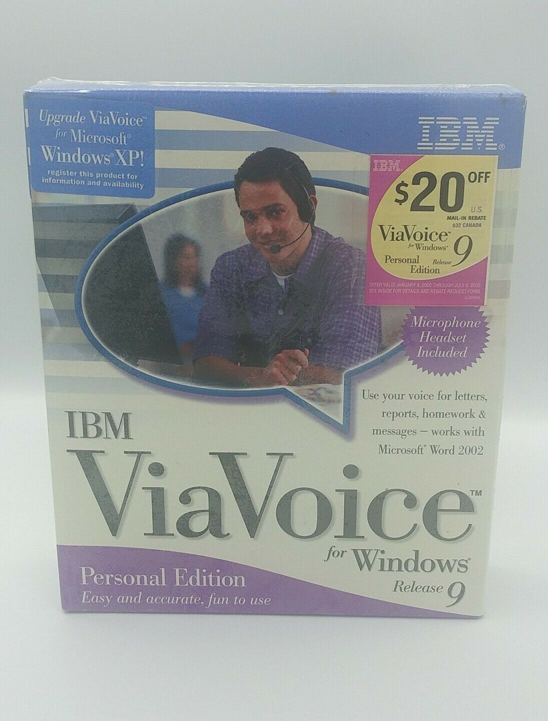 IBM ViaVoice for Windows Release 9 Personal Edition Software