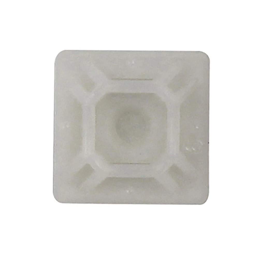 ACT Advanced Cable Ties AL-MP-750-9-C Mount Pad for Zip Ties (100 Bag, Clear)