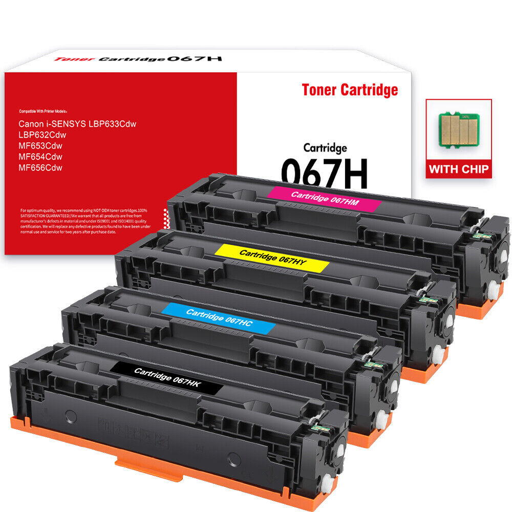 Toner Cartridge 067H Compatible For Canon 067 LBP633Cdw LBP632Cdw MF653Cdw lot