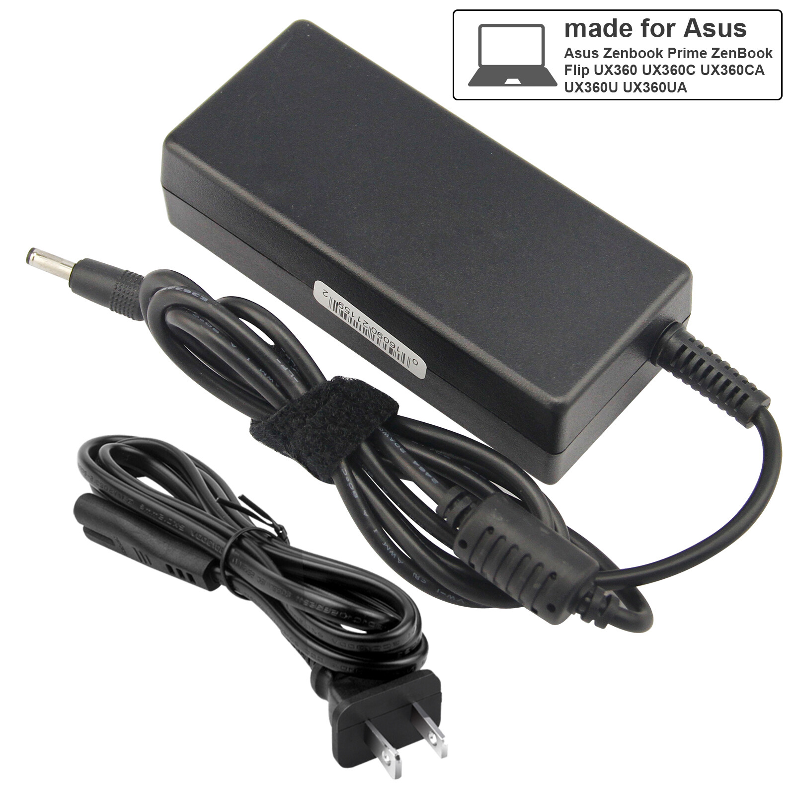 Laptop Adapter Charger For ASUS Chromebook C202S C202SA C202SA-YS02 C202SA-YS01