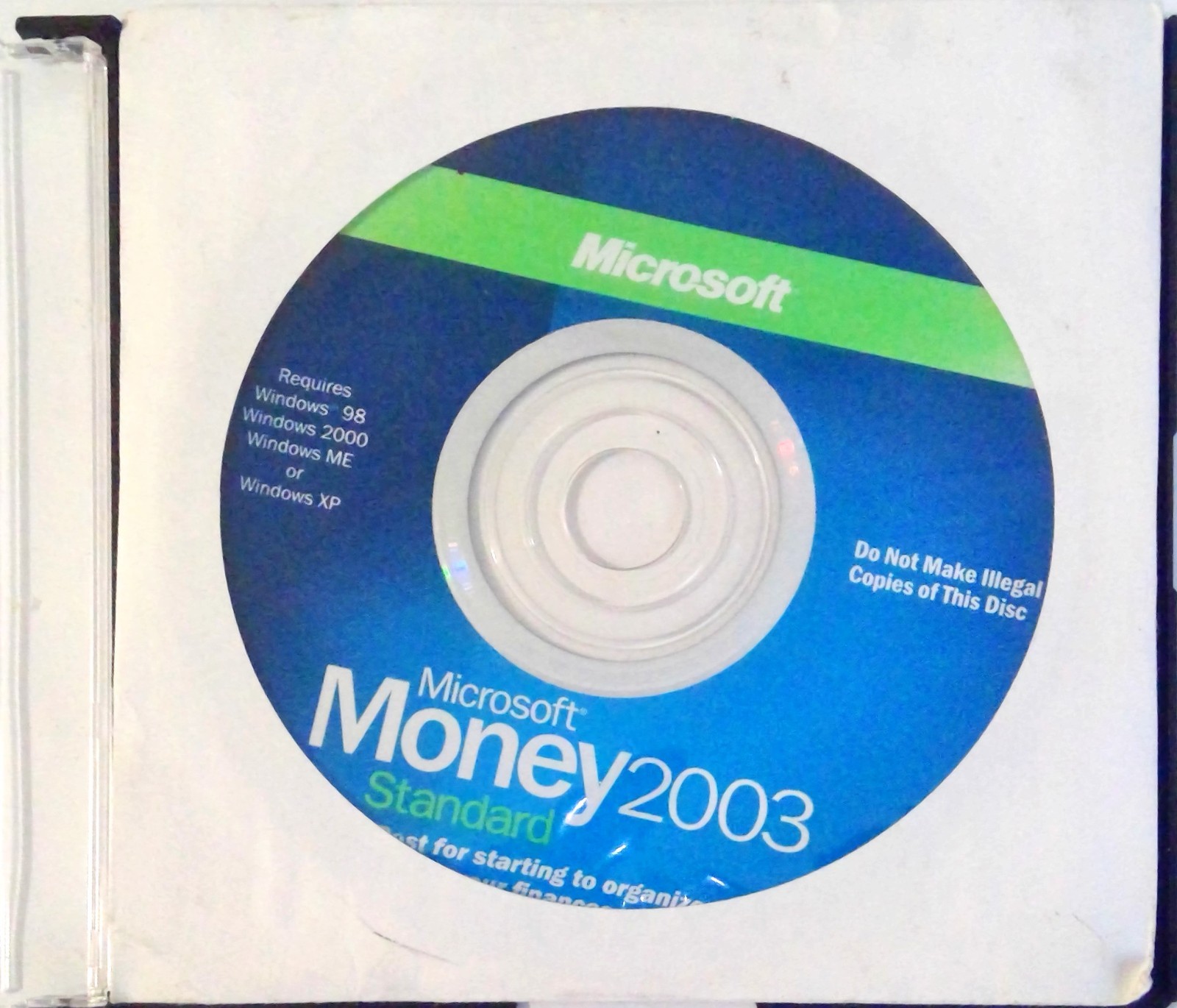 Microsoft Money 2003 Standard Personal Finance PC CD-ROM New unopened 