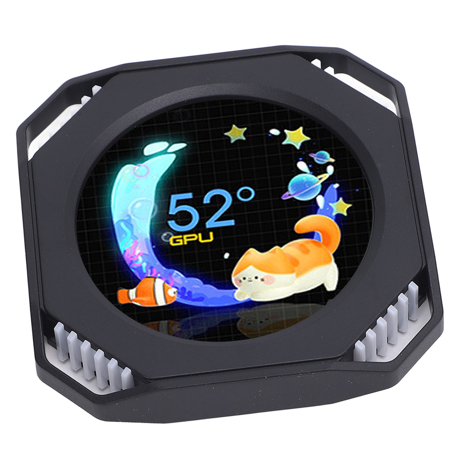 2.1 Inch Computer Secondary Screen DIY Dynamic Theme Water Cooler Screen US PUPY