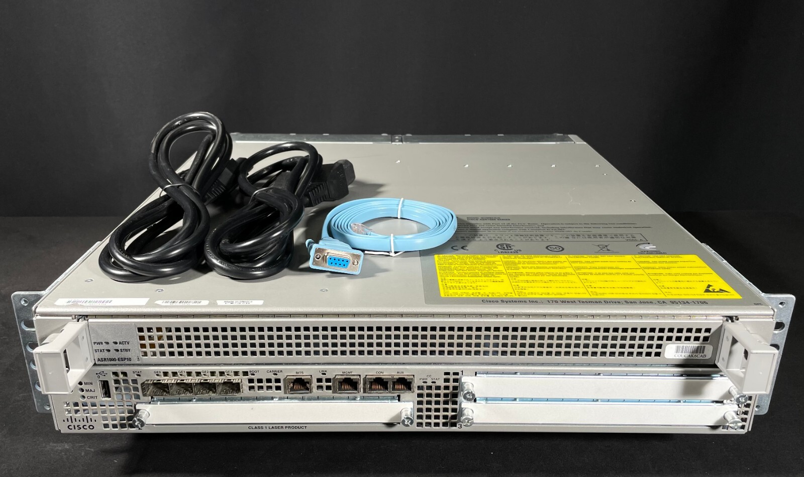 Cisco ASR1002 Service Router  Dual-PWR-AC - Same Day Shipping