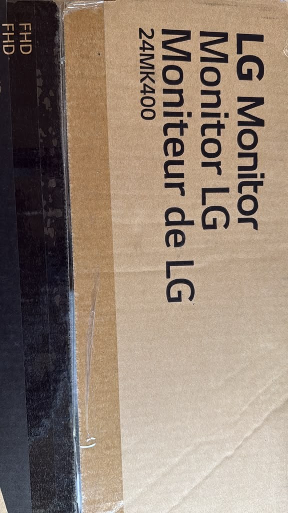 LG 24MK400H 24" FHD LED Monitor 1080p Flicker Safe Wall Mount Black