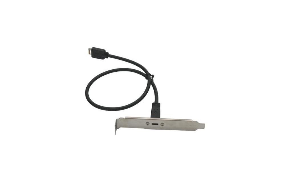 USB 3.2 Gen 2 USB-C F Front Panel Header Type-E A-Key Male PCI Bracket