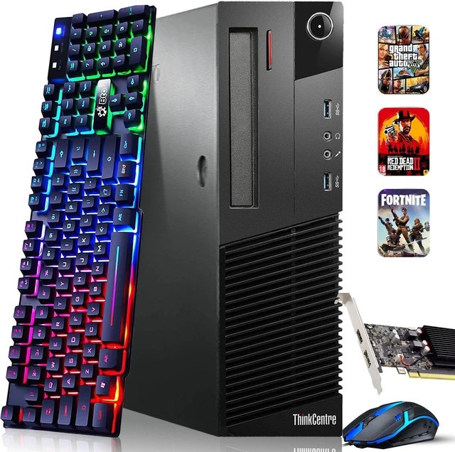 Lenovo ThinkCentre M83/M93 Desktop Gaming Intel i5-4570 16GB RAM 256GB + 1TB HDD