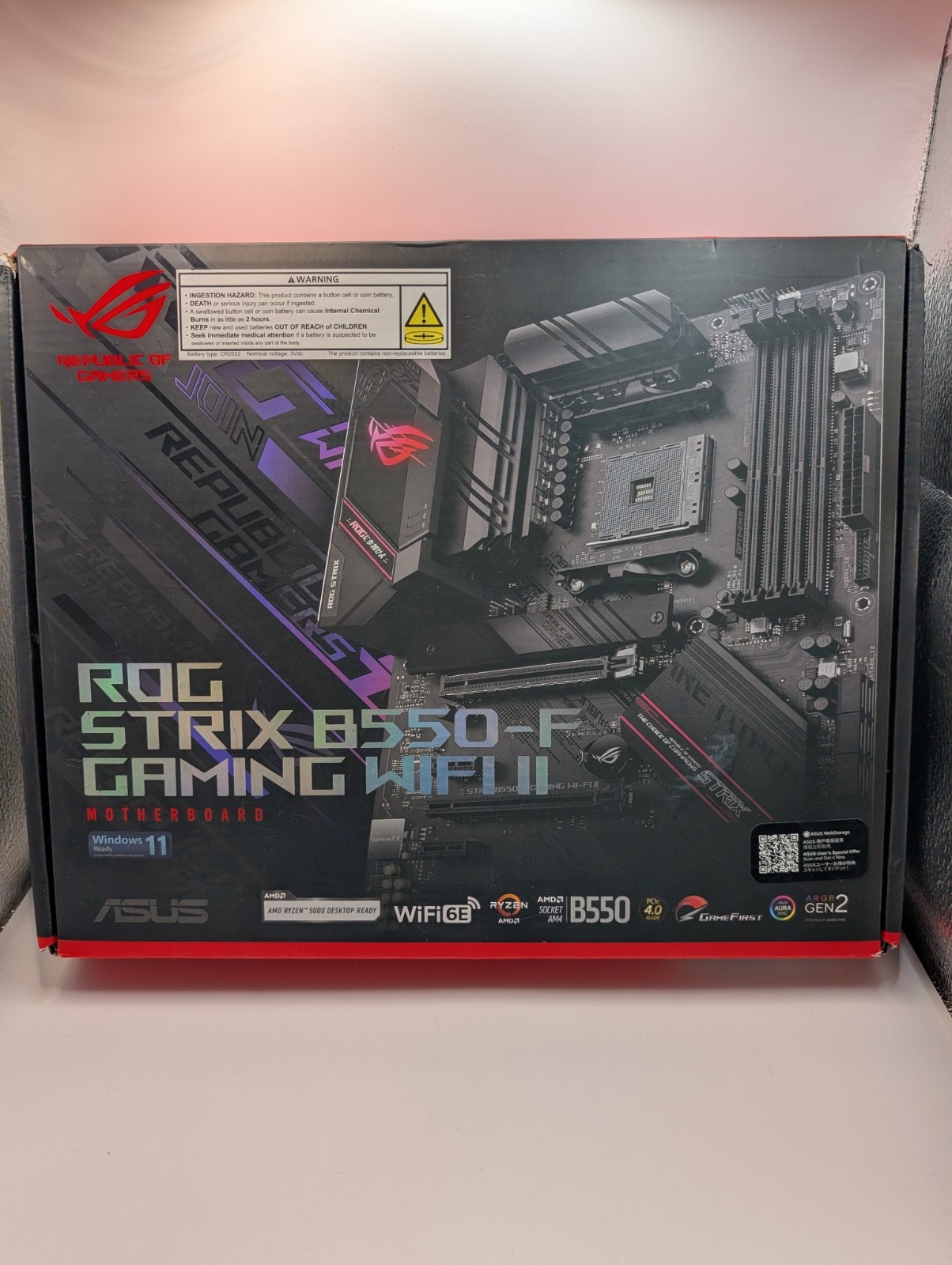 ASUS ROG Strix B550-F Gaming WiFi II AM4 ATX DDR4 Wi-Fi 6E - NEW & SEALED
