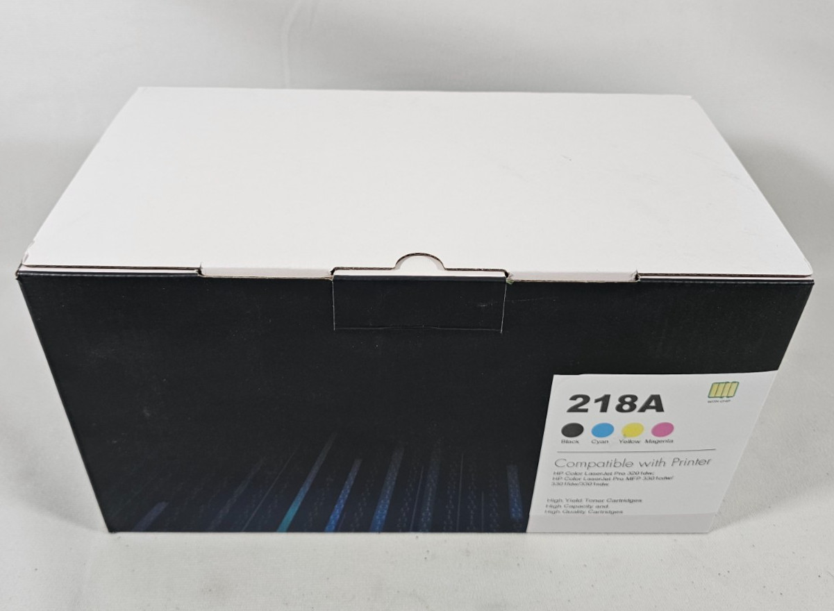For HP 218A 218X Color LaserJet Pro 4x Toner Cartridge Black Cyan Magenta Yellow