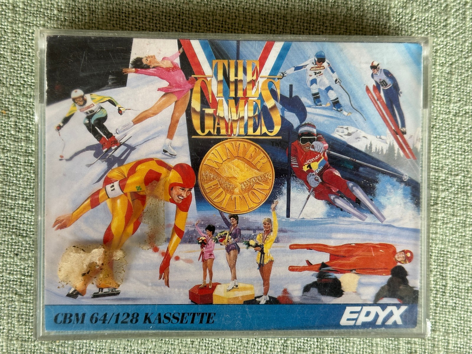 THE GAMES Winter Edition by epyx, Commodore 64/128 Game CASSETTE, Tested