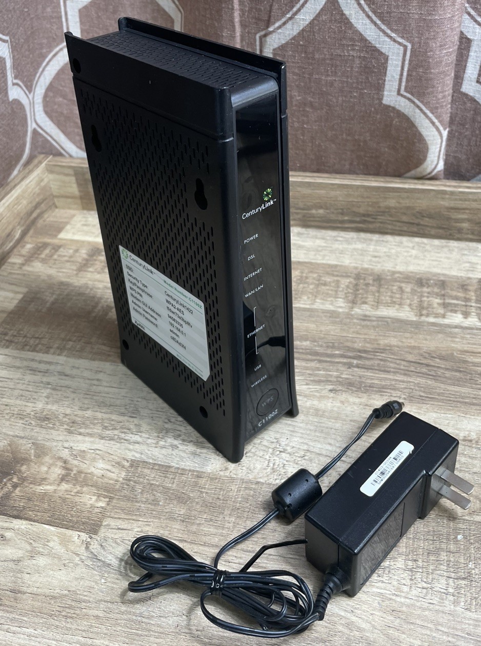 CenturyLink ZyXEL C1100Z 802.11n Wireless Modem Router ADSL2+ VDSL/ GPON UPDATED