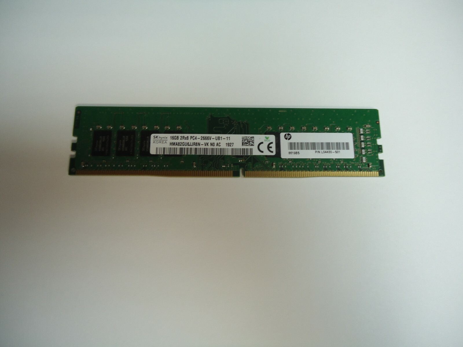 New OEM HP 16GB SK Hynix PC4 DDR4 desktop Memory - Z2 Z4 G4 G5  P/N: L04430-501