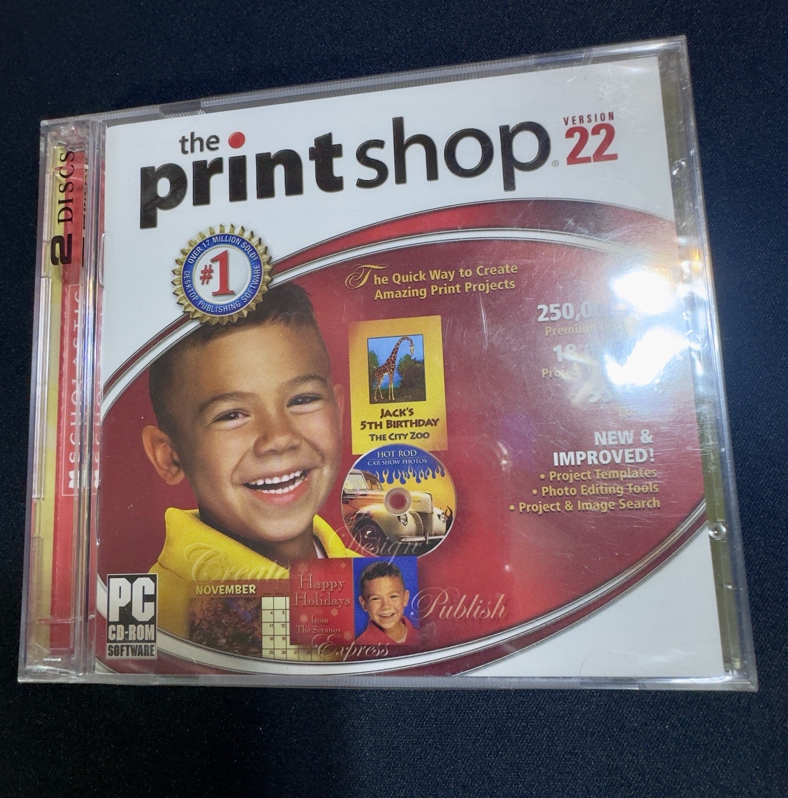 Print Shop Version 22 (PC) NEW SEALED 2 CD Set