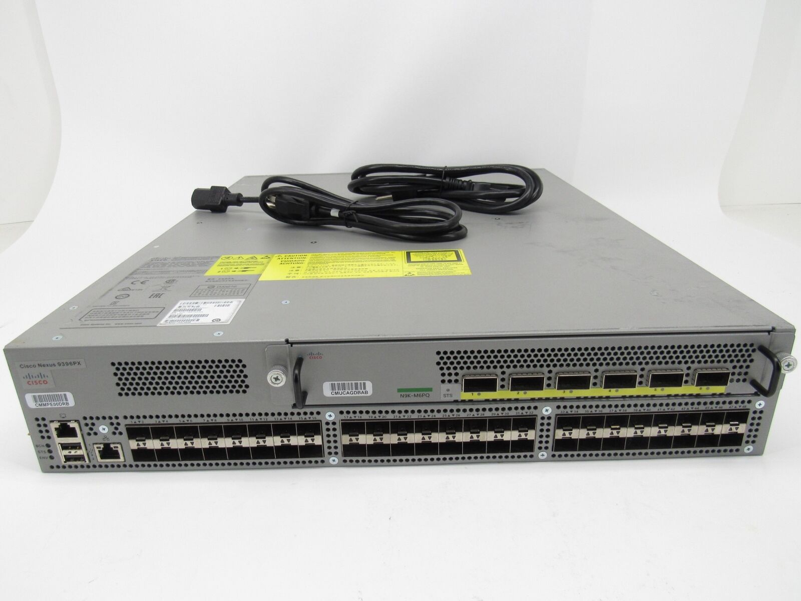 Cisco N9K-C9396PX V02 Module N9K-M6PQ SFP+ QSFP 48p Port & 12p Port 40G