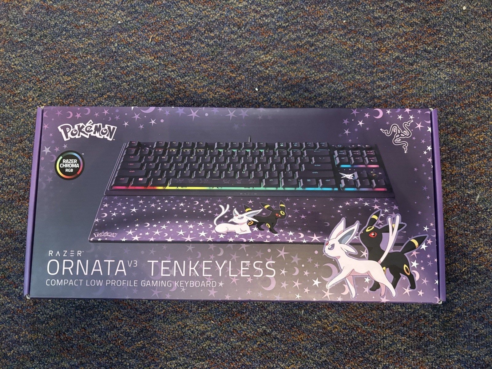 New Pokemon x Razer Ornata V3 X Tenkeyless Espeon & Umbreon Edition Keyboard