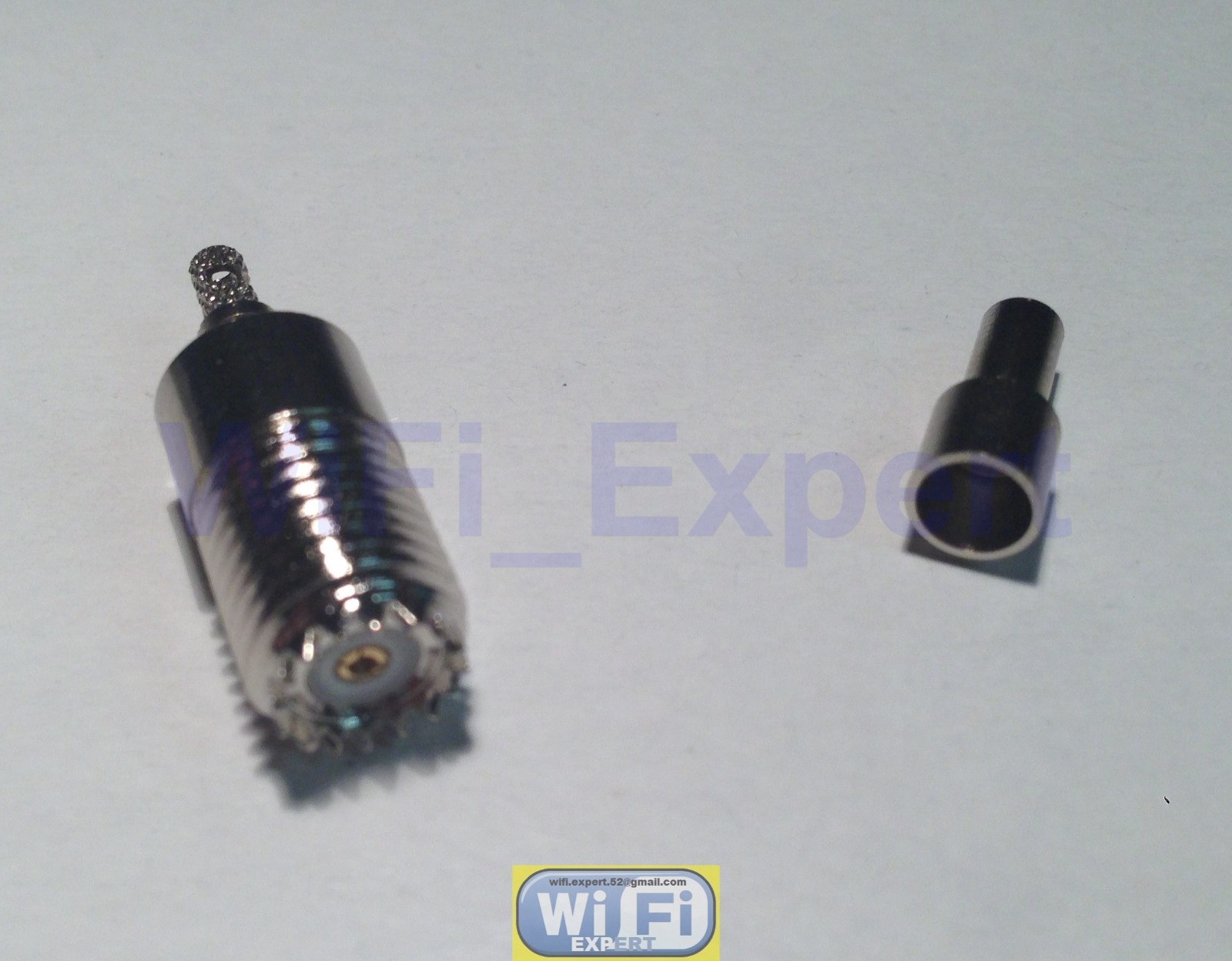 1 x Mini UHF Female Straight Solder Crimp RG316 RG174 RG179 LMR100 Cable USA