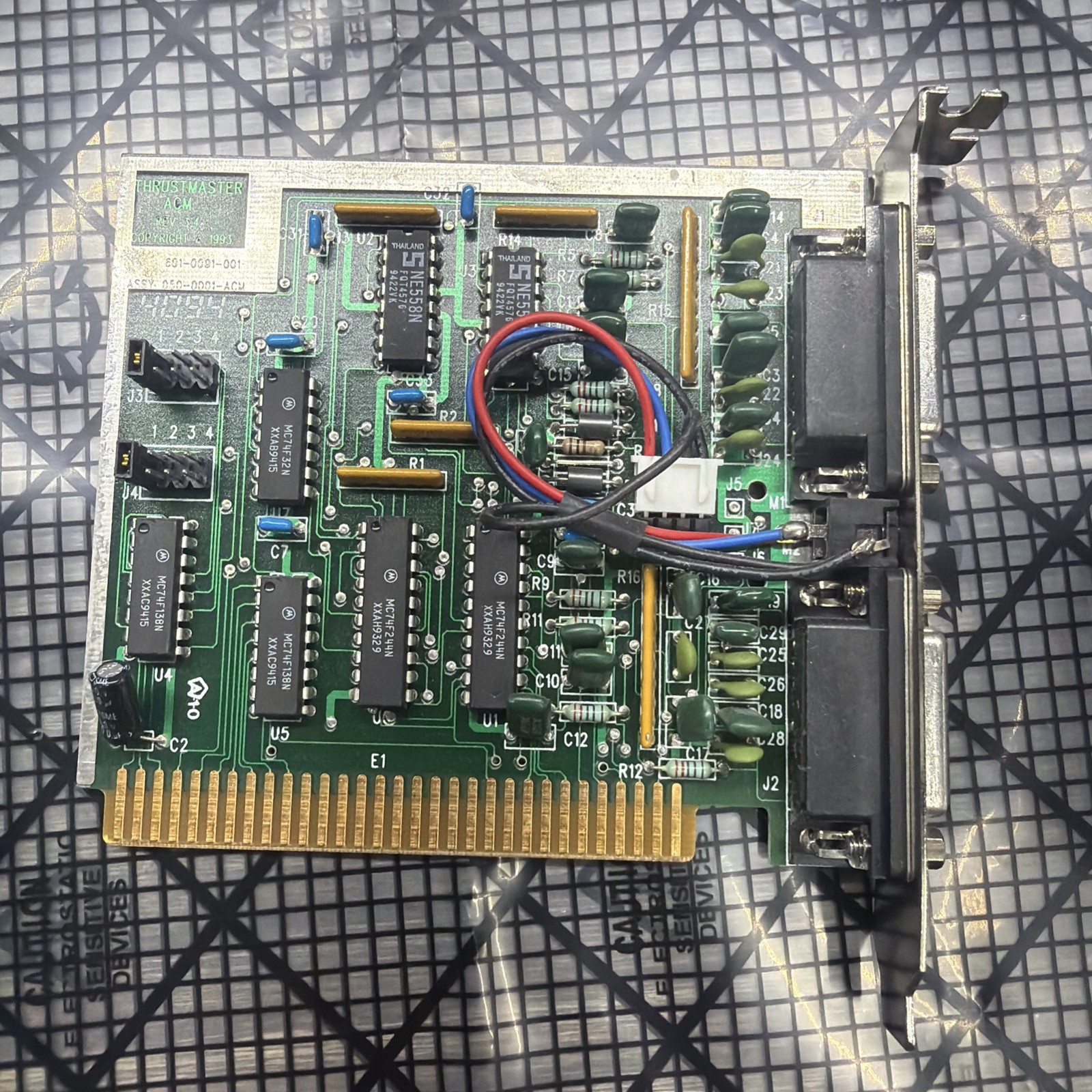 VTG 1993 Thrustmaster ACM Card Rev 3.4 - Card Only RARE