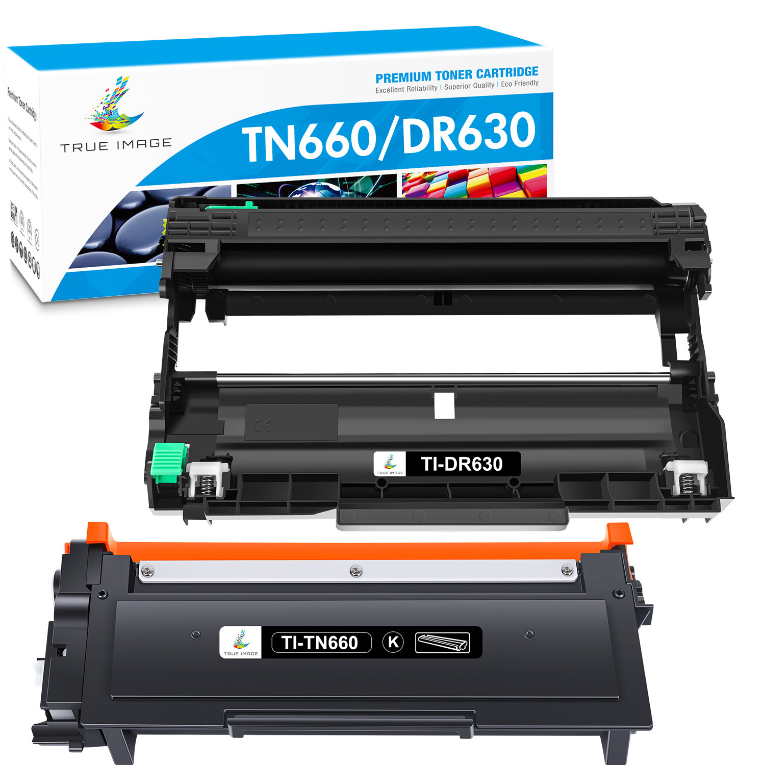 TN660 Toner Hi-Yield DR630 Drum Compatible With Brother MFC-L2720DW L2740DW Lot