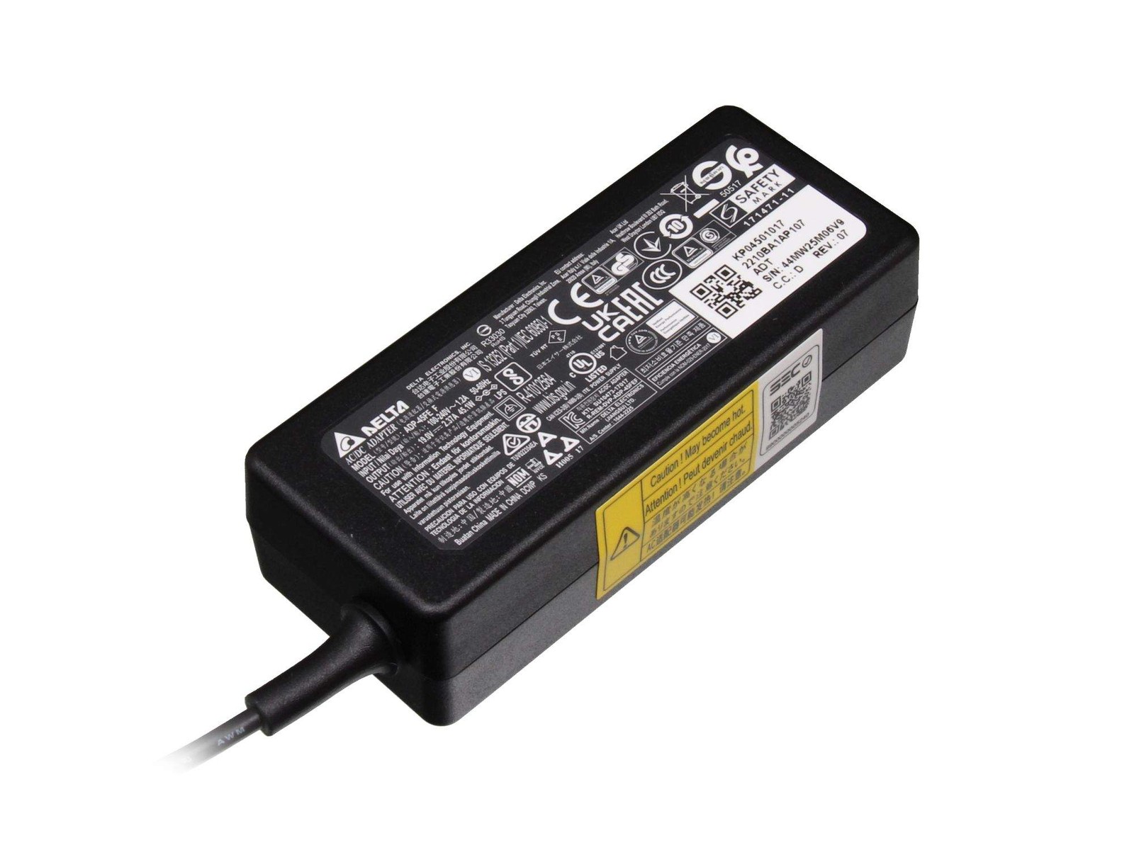 KP.0450H.013 Acer AC Adapter 1.1x3.0x7.7 PC/Server Power Supply ~D~
