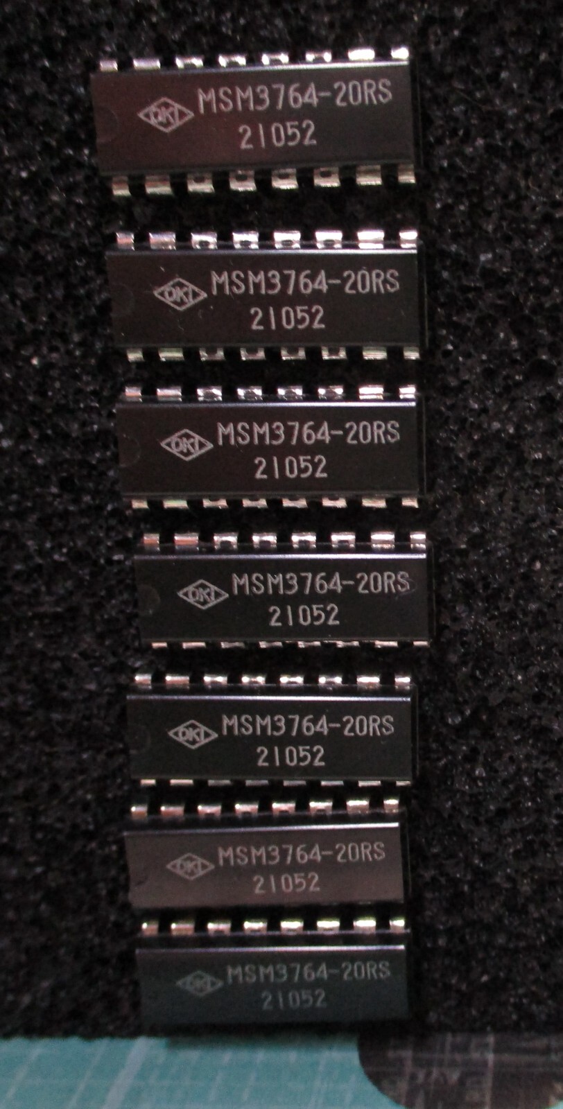 New OKI Data 200ns 16-DIP 64K-Bit Fast Page Mode DRAM Memory MSM3764-20RS 7-Pack