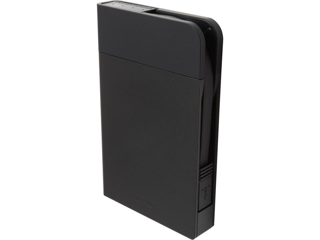 BUFFALO 2TB MiniStation Extreme NFC Portable Hard Drive USB 3.0 Micro-B HDD M...
