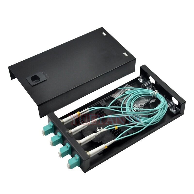 FTTX FTTH Network LC OM3 8 core Optic Fiber Terminal Box include Pigtail Adapter