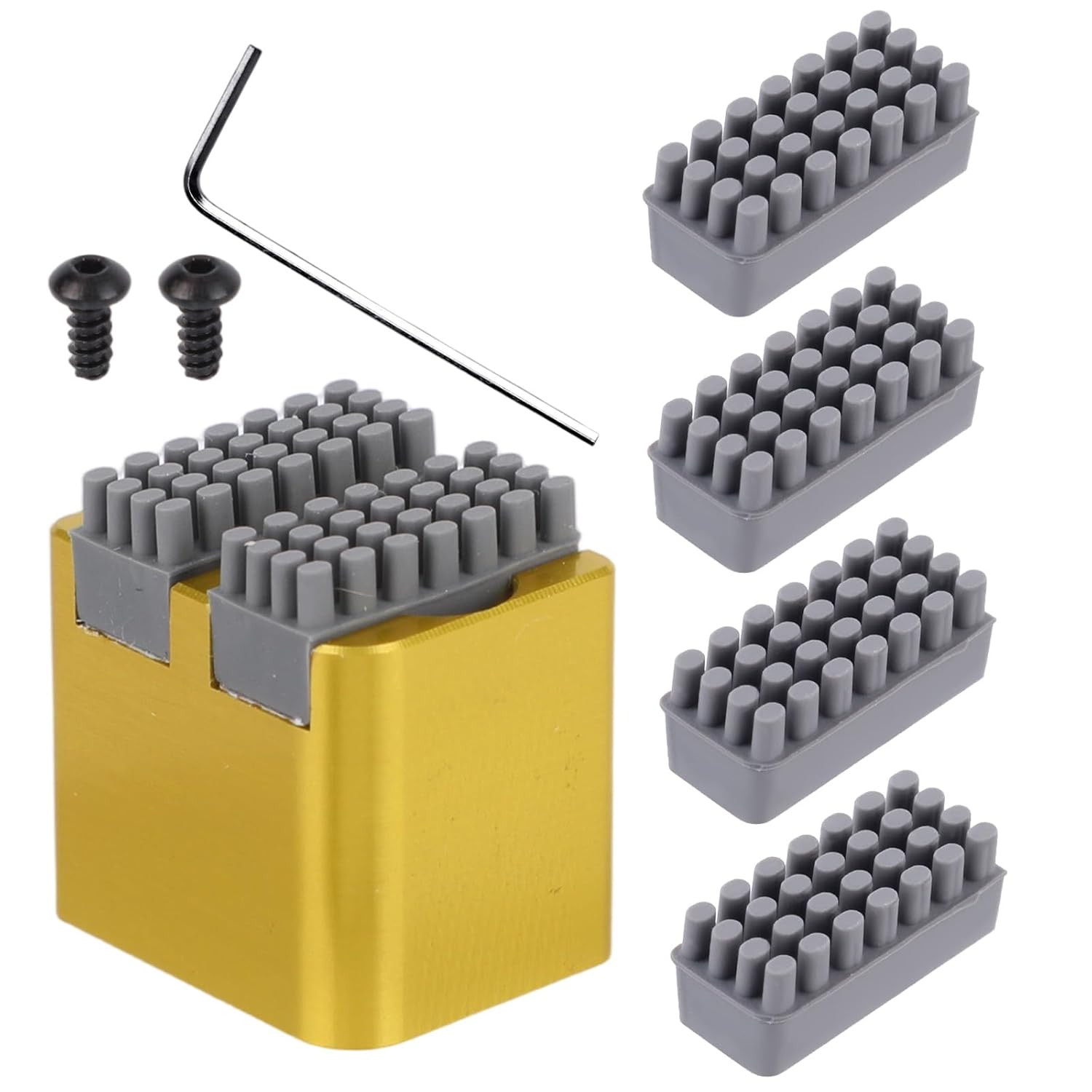 6Pcs Silicone Nozzle Brush for Bambu-Lab P1P/P1S/X1/X1C/X1E 3D Printer, Heat-Res